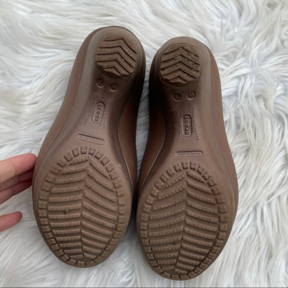 Crocs wedge heel Lena women’s size 7 slip on - Picture 4 of 6